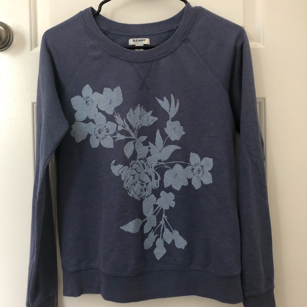 old navy flower sweater